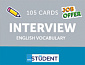 105 Карток: Interview English Vocabulary