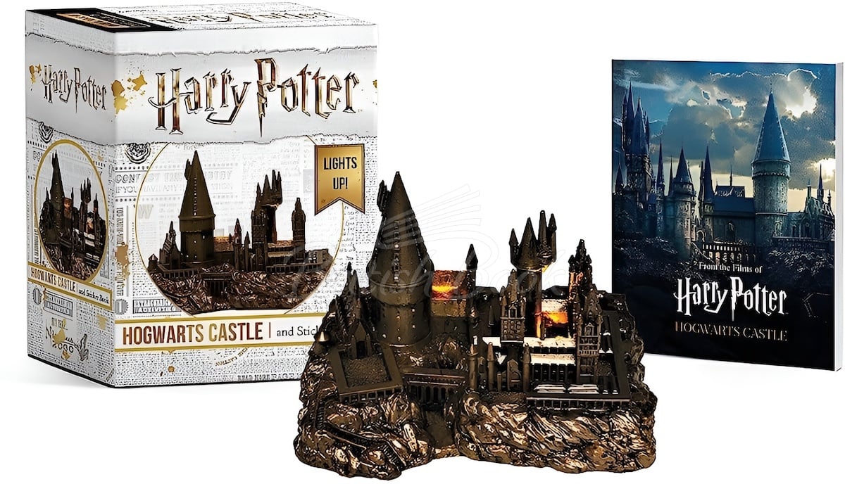 Міні-модель Harry Potter: Hogwarts Castle and Sticker Book: Lights Up! зображення