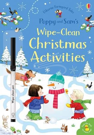 Книга Poppy and Sam's Wipe-Clean Christmas Activities зображення